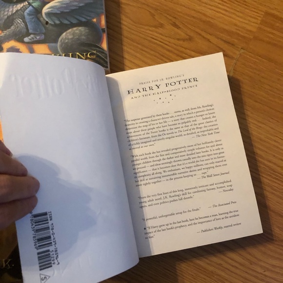 Harry Potter Paperback 1-7 Book Set - Picture 5 of 12